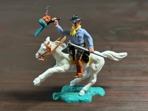 Timpo Cowboy Mounted - "Indian Headhunter" - Wild West - 1970s - Picture 1 of 2