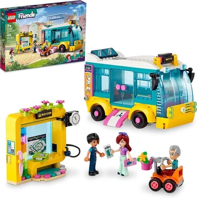 LEGO Friends Heartlake City Bus, juguete de construcción creativo para niñas y niños 41759 Foto 1 de 4