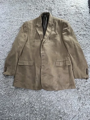 Blazer Lauren Ralph Lauren Talla 46R Dos Botones Gamuza Calce Clásico Cobre  Foto 1 de 4