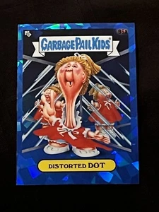 2021 Topps Garbage Pail Kids GPK Chrome SAPPHIRE Distorted Dot 96a - Bild 1 von 3
