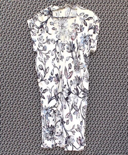 Balenciaga abito di seta fiorita #38