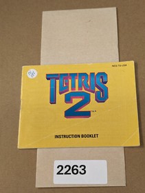 Tetris 2 - Nintendo NES- Manual Only **NO GAME!