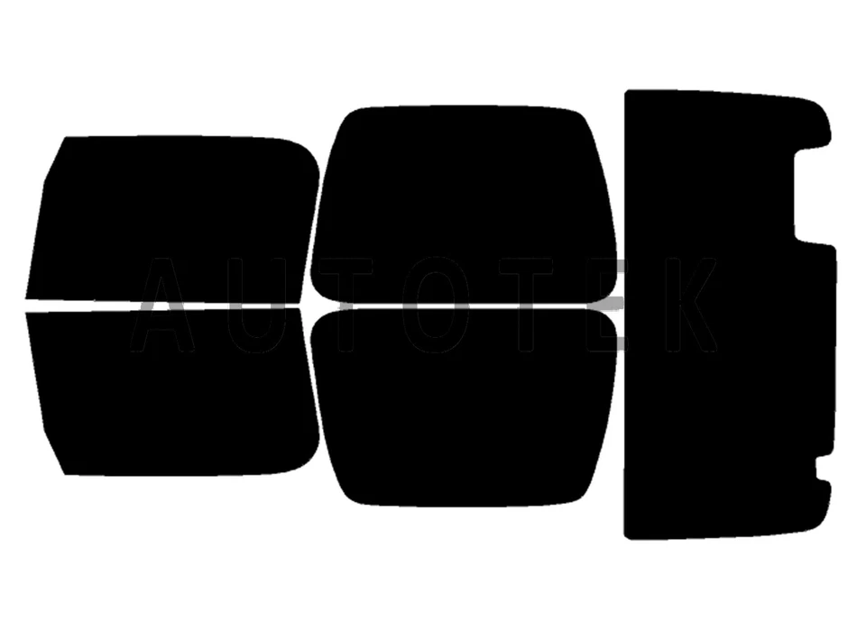 Película de ventana precortada en todos los lados cualquier tono para Jeep Wrangler TJ 1997-2006 Foto 1 de 4