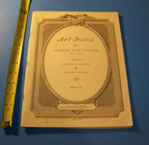 Art Songs for School & Studio (First Year) Vintage 1928 - Picture 1 of 4