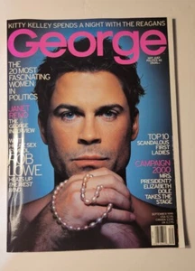 Vintage GEORGE MAGAZIN Rob Lowe September 1999 letzte Ausgabe herausgegeben von JFK Jr. EX ZUSTAND - Bild 1 von 7