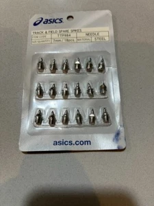 NEW ASICS Track & Field Steel Needle Spikes TTP984 - 7mm x 18 pieces - Picture 1 of 7