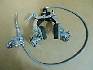 Vintage PHILLIPS Bicycle CENTRE PULL CABLE BRAKES Set FRONT NOS 1950s e - Picture 1 of 6