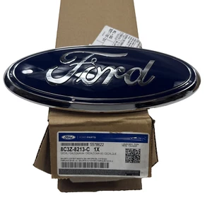 Genuine OEM Ford 2008-2021 Ford E-Series Front Emblem Nameplate 8C3Z8213C - Photo 1/4