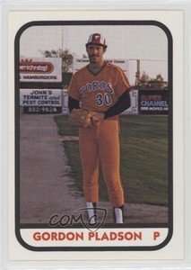 1981 TCMA Minor League Gordie Pladson #367 Rookie RC