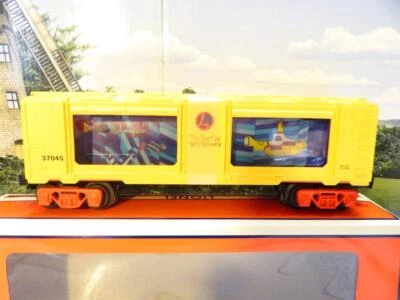 LIONEL TRAINS  THE BEATLES  37045 YELLOW SUBMARINE AQUARIUM CAR 0/027- NEW- B25 - Image 1 of 4