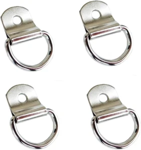 4 Pack Heavy Duty Saddle Repair 3/4" Clip & Dee 5/8" D-Ring - Picture 1 of 12
