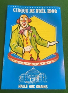 PROGRAMME CIRQUE - CIRQUE de NOEL de TOULOUSE + 1988 - Halle Aux Grains - Picture 1 of 6