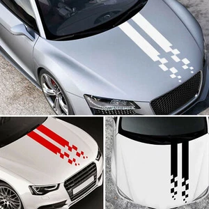Universal Fit Racing Hood Stripes Decal Vinyl Stickers for Car SUV Truck - Bild 1 von 7