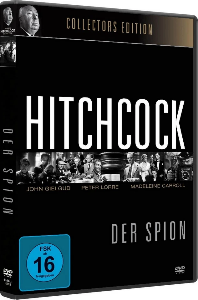 JOHN/LORRE,PETER GIELGUD - DER SPION (A.HITCHCOCK COLLECTORS EDITION)  DVD NEW - Image 1 of 1