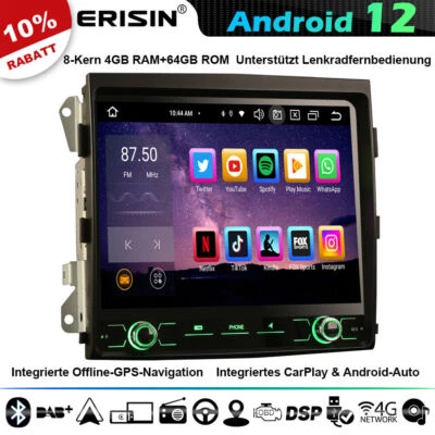 64GB Android 13 Autoradio GPS Navi Für PORSCHE CAYENNE CarPlay DAB+TF IPS BT 5.0 - Bild 1 von 4