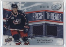 2008-09 Upper Deck Ice Fresh Threads PETG /100 Nikita Filatov #FT-NF Rookie RC