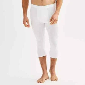 Tek Gear Hombre Blanco 3/4 Capa Base Leggings/Apretados (MT21A032RS4) Talla XXL -NUEVO CON ETIQUETAS - Imagen 1 de 1