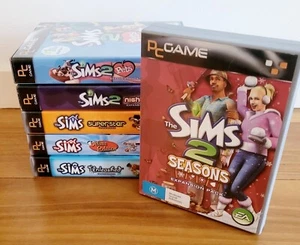 Sims: 5 Game Bundle (PC, 2002) Big Box Pc Games Complete - Picture 1 of 9