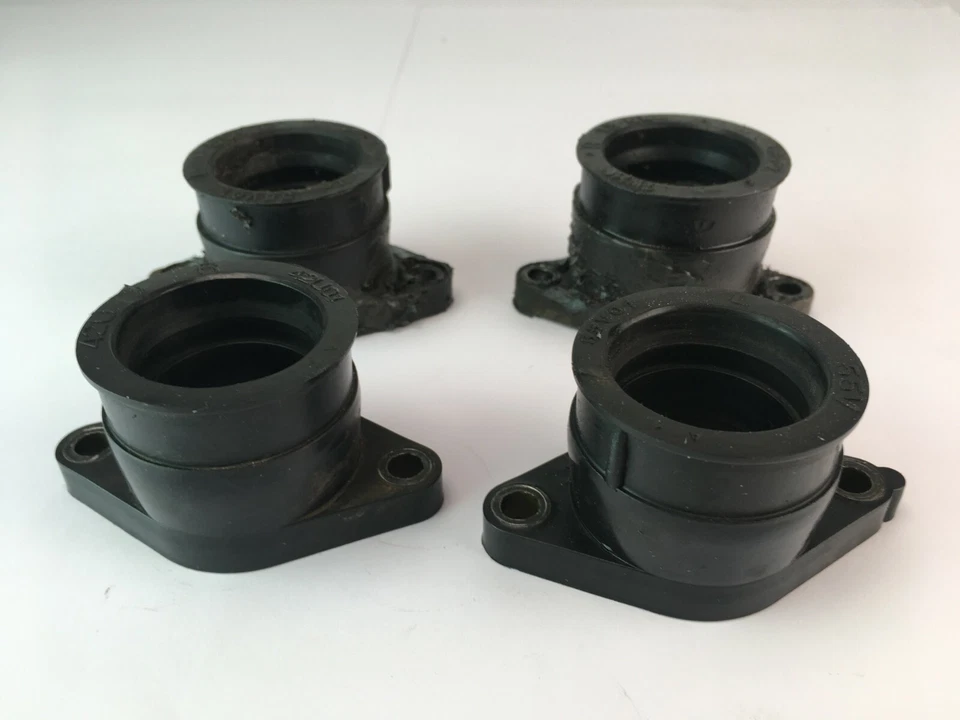 YAMAHA TT 350 INTAKE FLANGES JOINTS 1989 55V135860100 42U135960100 - Image 1 of 4