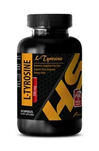 stress relief pills - L-Tyrosine 500mg - anti stress - 1 Bottle - Picture 1 of 12