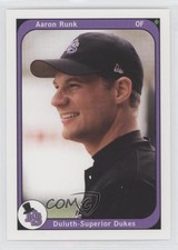 2002 Warning Track Duluth-Superior Dukes Aaron Runk #18