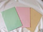 Cardmaking / Crafting Embossed Card 3 Colours , 10 Of Each Colour