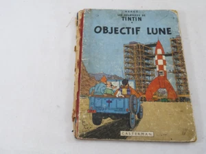 BD Tintin Objectif lune Hergé B8 de 1953 - Imagen 1 de 10