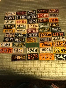 1953/1954 General Mills License Plates 48 States And D.C. - Picture 1 of 4