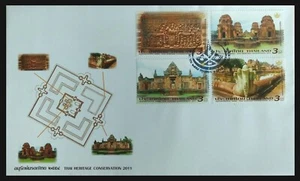 107.THAILAND 2011 STAMP THAI HERITAGE CONSERVATION FDC - Picture 1 of 1