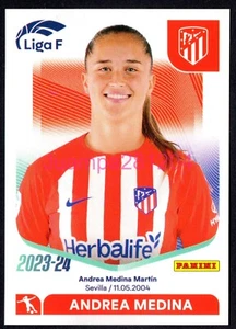 ANDREA MEDINA #30 ATLETICO DE MADRID CROMO LIGA F 2023-24 FEMENINA PANINI 23/24 - Imagen 1 de 2