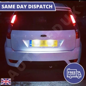 Ford Fiesta All Models Zetec S ST Bright White LED Number Plate Lights 2002-2008 - Picture 1 of 1