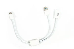 Type C to USB M to USB F OTG Adapter Data Transfer Converter File Mobile Phone - Picture 1 of 2