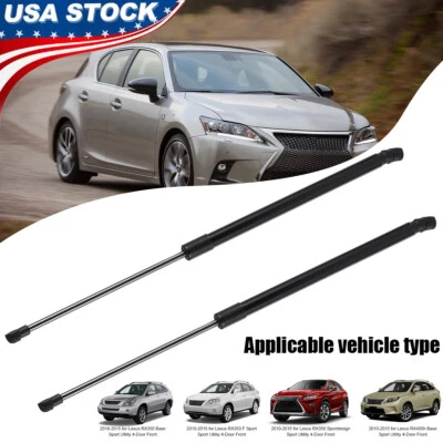 2 PCS Front Hood Lift Support Gas Struts Shocks For Lexus RX350 RX450h 2010-2015 Foto 1 de 4