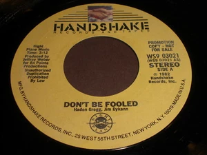 Night Plane - Don't Be Fooled 45 - Handshake Records - Imagen 1 de 1