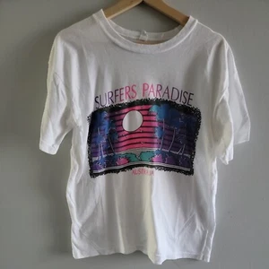 Vintage 90s Australia Gold Coast T-Shirt Mens Large Souvenir Surfers Paradise - Picture 1 of 10