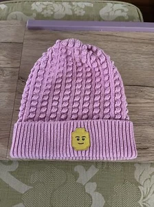Adult LEGO Beanie OSFM Minifigure Patch Winter Hat LEGO® Pink NWT - Picture 1 of 3