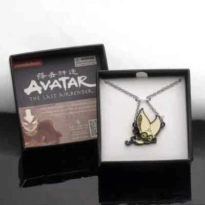 Licensed Avatar the Last Airbender Momo Stainless Steel and Enamel Necklace - Image 1 of 3