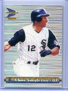 Chris Singleton 2000 Pacific Prism TINSEL SILVER - 1 OF 331 MADE - WHITE SOX - Picture 1 of 2