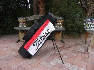 Vintage TITLEIST, Single Strap STAND/ CARRY or CART Awesome ***MADE IN USA*** - Picture 1 of 9