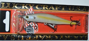 lucky craft screw pointer 90 spinbait spybait sinking 3.5" chartreuse shad - Picture 1 of 2
