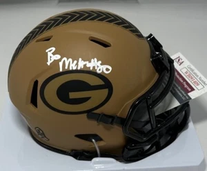 Packers Receiver BO MELTON Signed Riddell 2023 SALUTE Speed Mini Helmet AUTO JSA - Picture 1 of 1