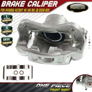 Brake Caliper w/ Bracket Front Right for Hyundai Accent MC Kia Rio JB 2006-2011