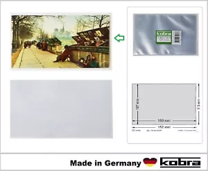 10-KOBRA-T26-Schutzhüllen-Postkartenhüllen-neues-Format-150x107mm - Picture 1 of 22