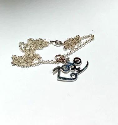 CIONDOLO ARGENTO 925°°° REPLICA LOGO LED ZEPPELIN "ZOSO" LAVORAZIONE ARTIGIANA - Immagine 1 di 3