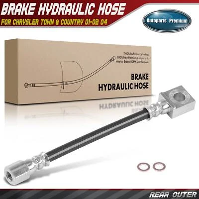 Rear Outer Brake Hydraulic Hose Line for Chrysler Town & Country Dodge Caravan - Image 1 of 4