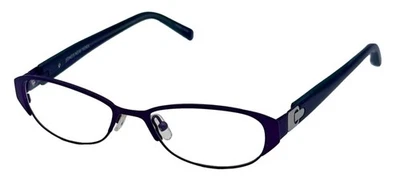 Marco de gafas de metal púrpura rectangular Jones New York para hombre J135 49 mm Foto 1 de 4