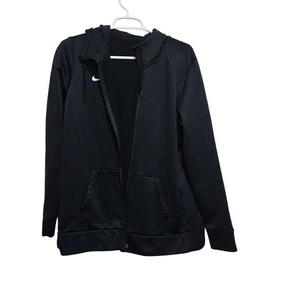 Nike Dri-Fit Full-Zip Hoodie Black Size XL 872691-010 (Broken Zipper) - Picture 1 of 12