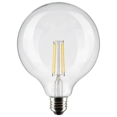8 Watt G40 LED - Clear - Medium base - 90 CRI - 3000K - 120 Volt - 24-Pack - Image 1 of 4