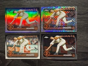 Tyler Rogers 2024 Topps Update X Fractor, Cromo, Lámina Arco Iris y Base - Imagen 1 de 2
