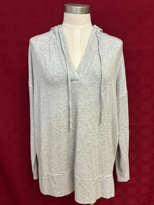 Lou & Grey for LOFT Women's Hoodie Small Gray Soft Knit Pullover Lightweight - Image 1 of 4